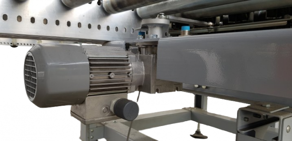 Gebhardt roller conveyor turnout sorter switch diverter ejector 45° 2400-1300-550