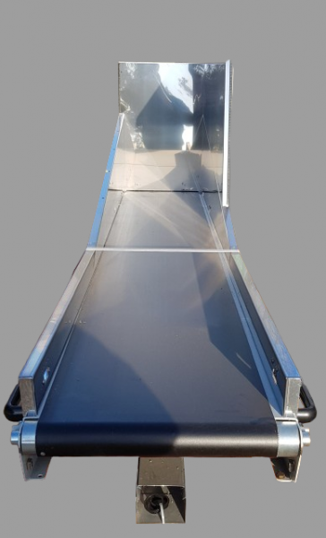 Kannegiesser Schrägförderer Förderband Bunkergurtförderer Trichterförderband Einfüllförderband Trich