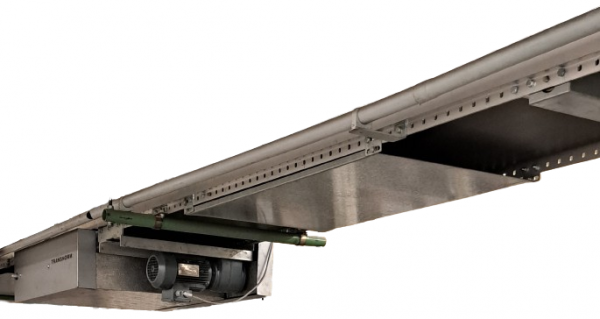 Transnorm Steigband Gefälleband Gurtförderer Gurtband Förderband GF 15000+3200-600-500