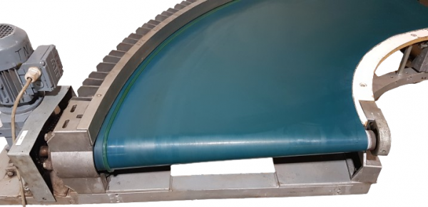 Transnorm Gurtkurvenförderer links 65°-780-600-IR600