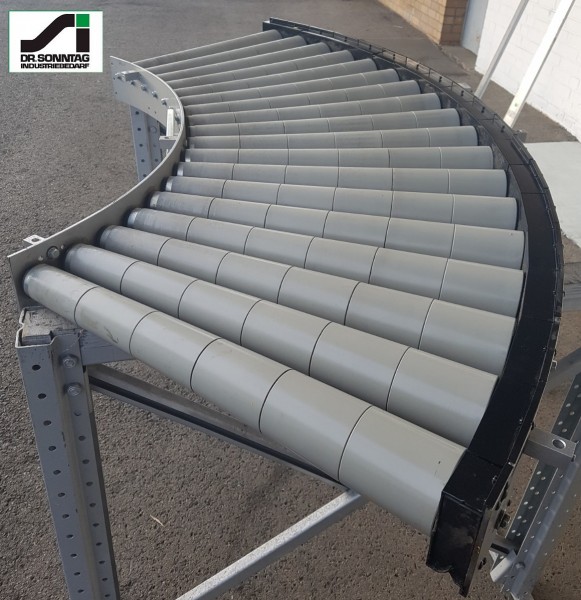 Transnorm curved roller conveyor driven 90°-680-600 IR800