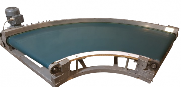 Transnorm Gurtkurvenförderer links 65°-780-600-IR600