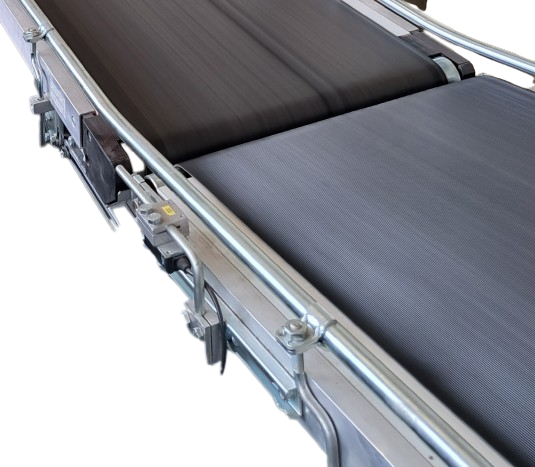 Transnorm Steigband Gefälleband Steigförderer mit Bogen GF 4500+700-600-500