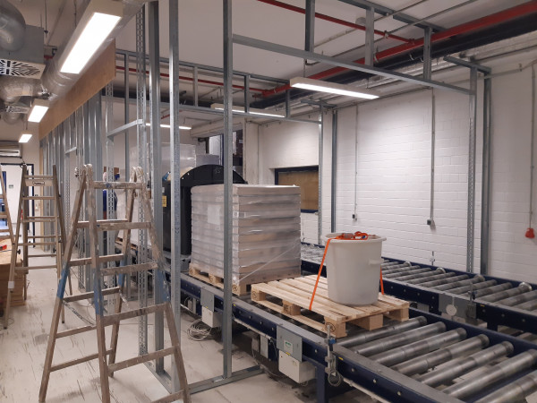 AMI pallet roller conveyor ARF89 KÜ 1397-1262-1050