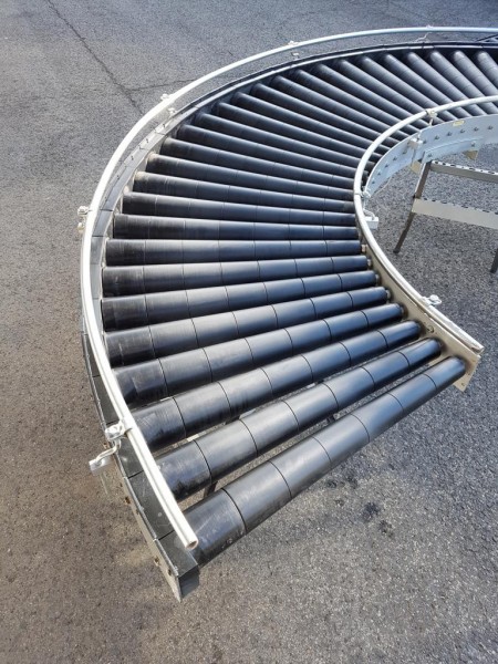 Transnorm curved roller conveyor 180°-900-800 IR800