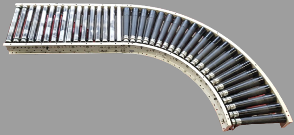 Dematic Rollenkurve links mit Geradstück 1200-90°-600-540 IR795