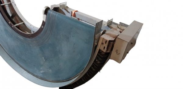 Transnorm belt curve conveyor left GKF 180°-775-600 IR500