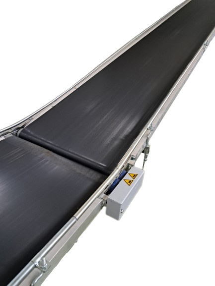 Transnorm Rising falling Incline belt conveyor with leading belt GF 3200+6000+2500-700-600