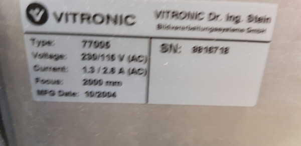 Vitronic Barcode Scanner Komplettsystem