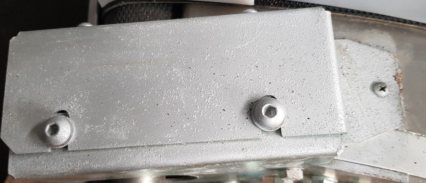 Transnorm Gurtkurve Förderer links 90°-700-500-IR750 - NEU mit LAGERSPUREN (ROST)