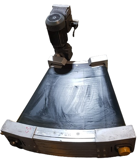 Transnorm Gurtkurvenförderer rechts GKF 30°-750-550 IR900