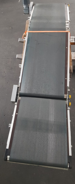 Transnorm Steigband Gefälleband mit Vorlaufband Förderband GF 800+1275+1005-700-600