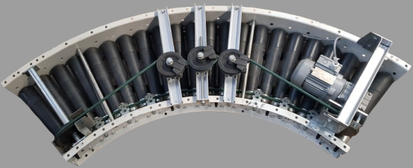 Dematic roller curve left 90°-500-440 IR795