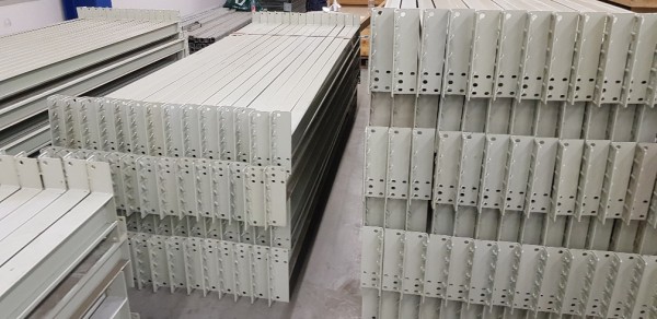 Palettenregalanlage Galler OMEGA gebraucht 16600 x 5400 x 1350 mm