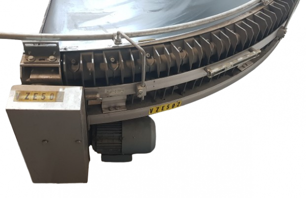 Transnorm curved belt conveyor right 150°-780-600-IR600