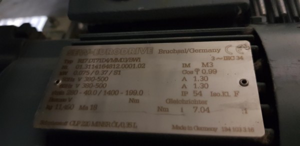 Lippert Gurtförderer Gurtband Förderband GF 780-650-500