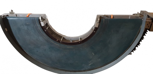 Transnorm belt curve conveyor left GKF 180°-775-600 IR500
