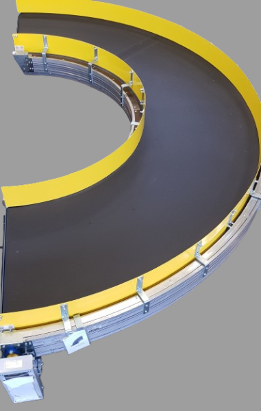 Transnorm curved belt conveyor right 180°-1270-1100-IR1200