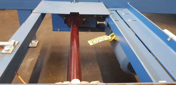 Paletten Umsetzer Transfer Rollenbahn Ketten 90° 3900-1650-1040-900