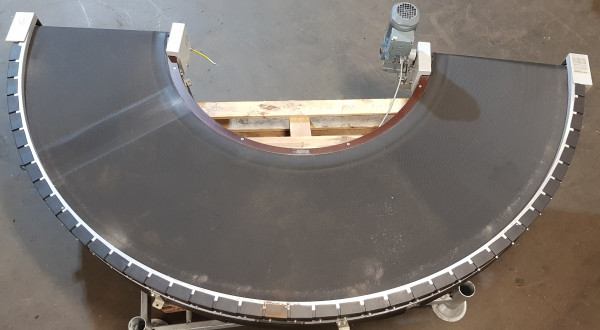 Transnorm curved belt conveyor left 180°-780-600-IR600