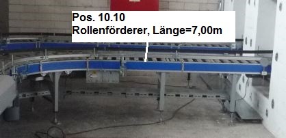 Gebhardt Powered roller conveyors roller conveyor 7000-610-550