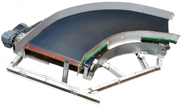 Transnorm belt curve conveyor left 90°-1000-800-IR900