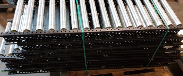 Interroll roller conveyor falling conveyor 1470-2155-490-420