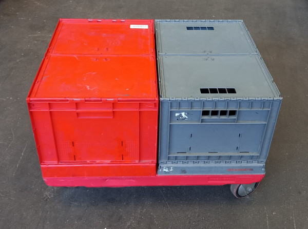 Linpac 15pcs. transport trolleys for trolley euroboxes underframe 800x600x200 mm 300kg load capacity