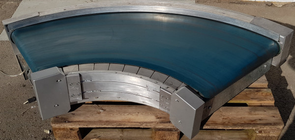 Transnorm spiral helix belt curve conveyor left GKF 85°-775-550 IR600