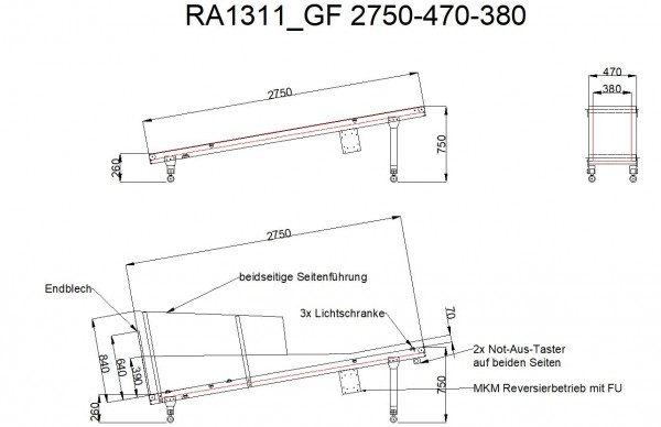 Kannegiesser Schrägförderer Förderband Bunkergurtförderer Trichterförderband Einfüllförderband Trich