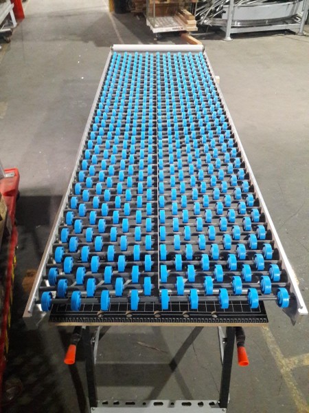 Transnorm gravity roller conveyor 2140-700-600-40