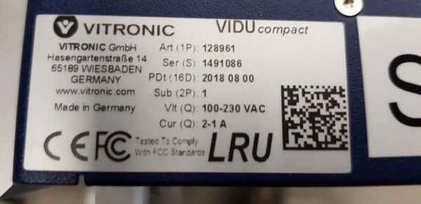 Vitronic Barcode Scanner Komplettsystem