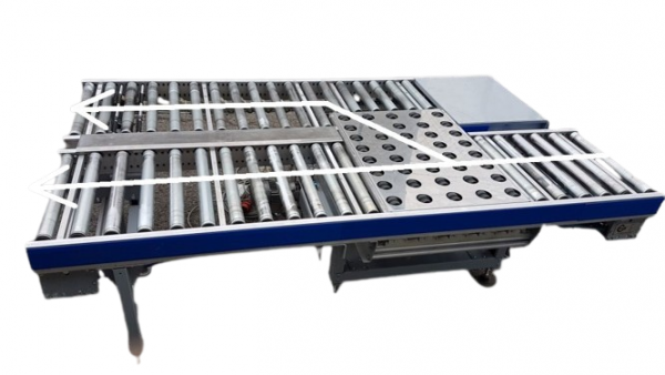 Gebhardt roller conveyor turnout sorter switch diverter ejector 45° 2400-1300-550