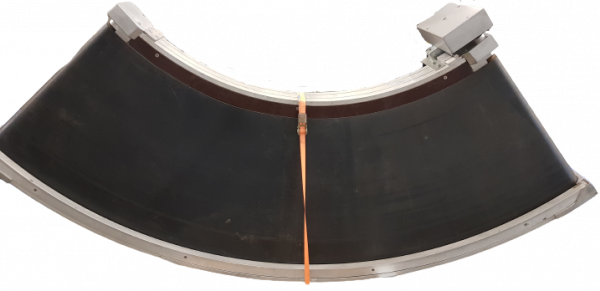 Transnorm curved belt conveyor left 90°-1000-800-IR1200