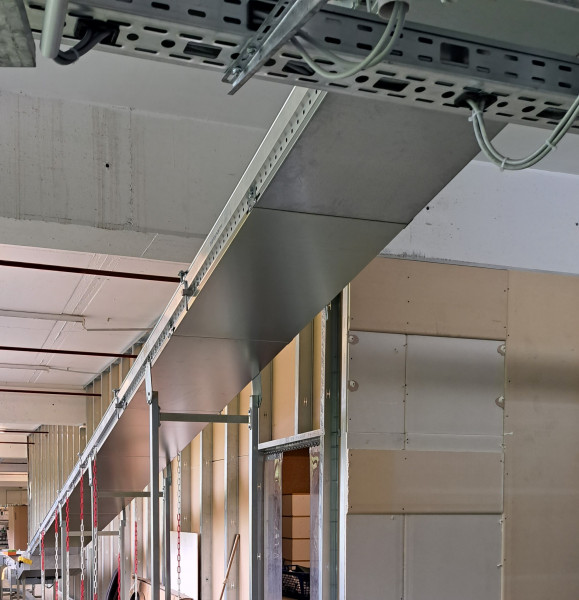 Transnorm Steigband Gefälleband Steigförderer mit Bogen GF 4500+700-600-500