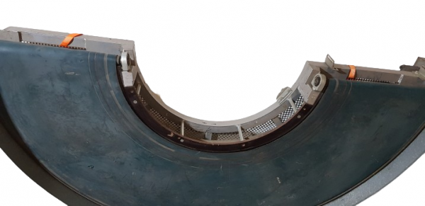 Transnorm belt curve conveyor left GKF 180°-775-600 IR500