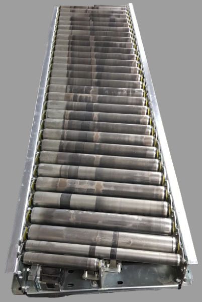 TGW alignment conveyor inclined roller conveyor 1750-475-420