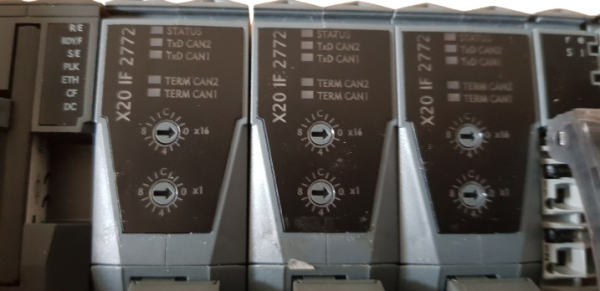 B&R controller X20 CP 3586 IF 2772 DI 9371 DO 9322