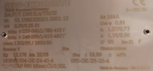 Transnorm Gurtkurve Förderer rechts 90°-885-700-IR400