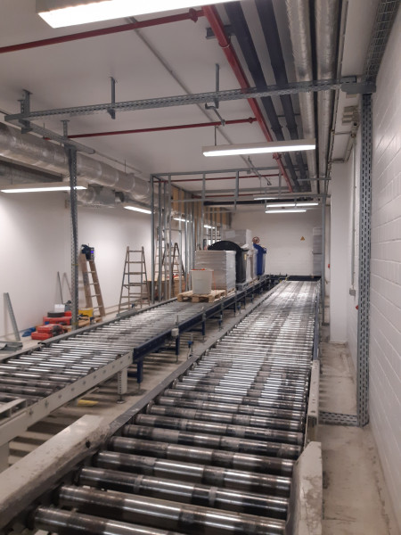 AMI pallet roller conveyor ARF89 KÜ 1397-1262-1050