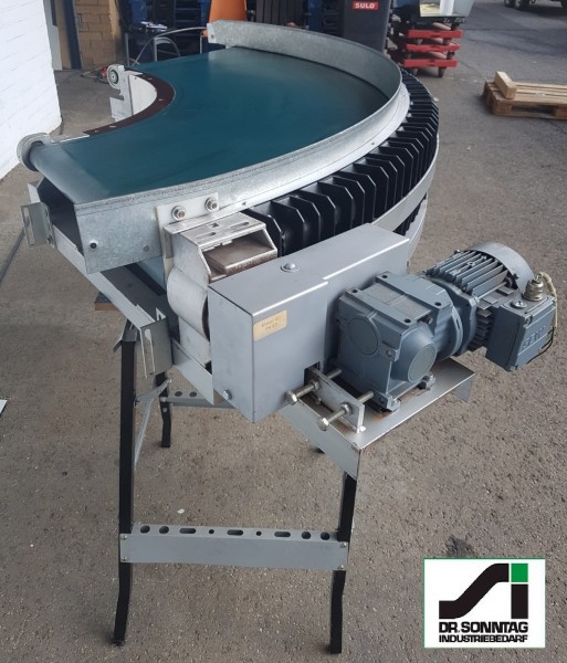 Transnorm curved belt conveyor 109° right bend 670-600 IR600