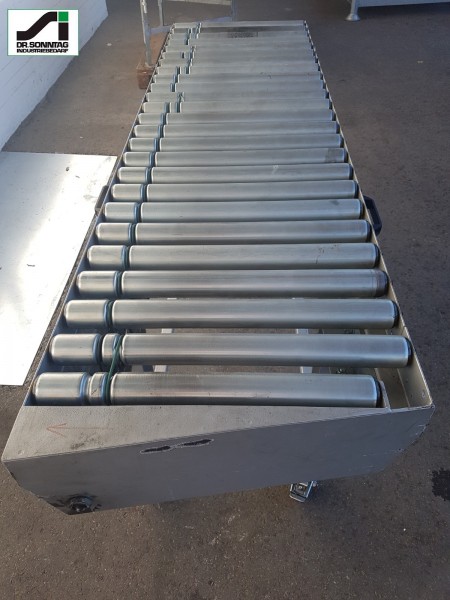 Budde 1850-560-540 Roller conveyor, roller conveyors schwenkbares Durchgangsstück