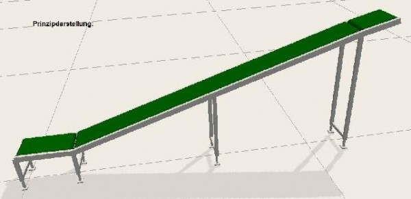 Gebhardt Gurtförderer Förderband Förderanlage 5549-610-500 + 900-610-500