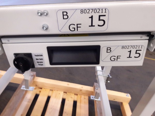 Kannegiesser Gurtförderer Förderband Gurtband GF 1250-680-600