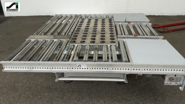 Gebhardt roller conveyor turnout sorter switch diverter ejector 45° 1900-1800-550