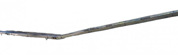 Transnorm Steigband Gefälleband Steigförderer mit Bogen und Vorlauf GF 12965-700-600