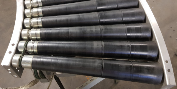 Dematic roller curve left 180°-600-540 IR795