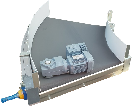 Transnorm Gurtkurve Förderer links 45°-950-800-IR900 - NEU