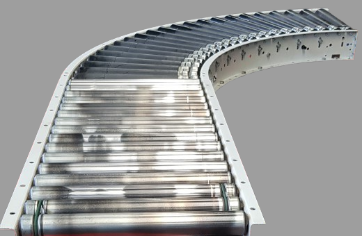 Dematic Rollenkurve links mit Geradstück 1200-90°-600-540 IR795