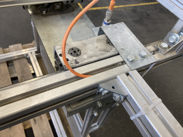 Transnorm Pneumatischer Fördergut-Abschieber Pusher 900-600-500 90°